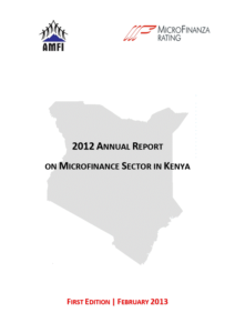 2012 Report on the Kenyan Microfinance Sector